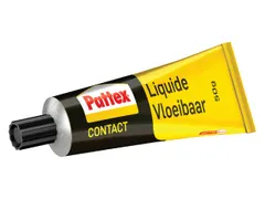 Contactlijm vloeibaar Pattex tube 50 gram op blister