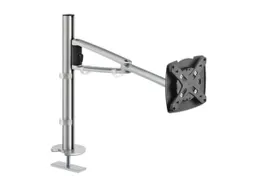 monitorarm,zuil/2-dlg. arm,m. tafelbevestiging,H 400mm,alu/kunststof