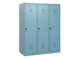 schoollocker,HxBxD 1530x1200x500mm,3vak,vak B 400mm,draaigrendel - 2