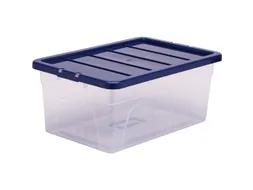 Opbergbox 38 Liter Transparant Blauw