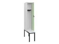 locker met bank,HxBxD 1950x300x815mm,1vak,vak B 300mm,draaigrendel