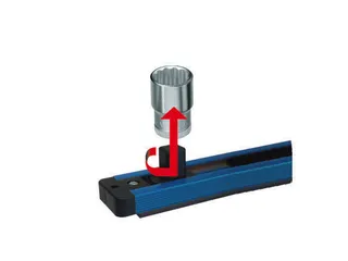 SL 1916 Mannelijke stekker 1/2 inch magnetisch,580mm 16sleuven - 4