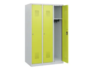 schoollocker,HxBxD 1530x900x500mm,3vak,vak B 300mm,cil.-slot - 1