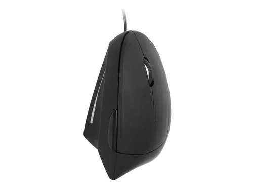 Muis Quantore ergonomisch bedraad USB-A zwart