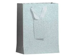 Cadeautas IG Group Zilver glitter 175x98x229mm