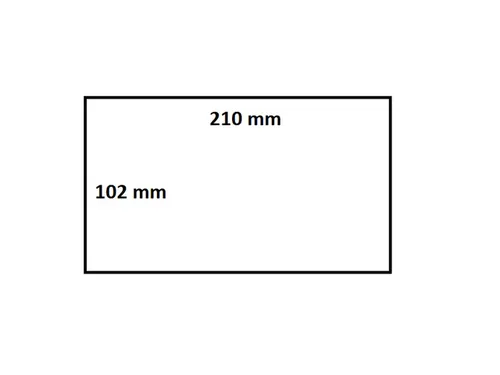 Labeletiket IEZZY Zebra 3005093 102x210mm 76mm wit permanent 640 stuks