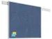 Panneau d'affichage Partnerline 90x180cm Camira Bleu violet