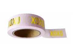 Ruban Washi rose XOXO