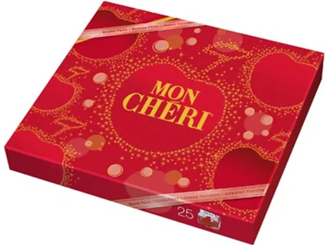 Chocolat Mon Chéri boîte de 25 pièces