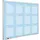 Magnetische Jaarplanner 90x120cm Blauw Softline Profiel Aug-Jul Engels