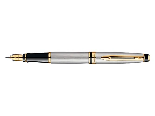 Vulpen Waterman Expert Stainless steel GT Medium Blauwe inkt