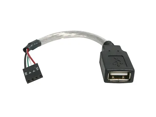 15cm USB 2.0 Kabel USB A naar 4-pins Moederbord Aansluitkabel F/F