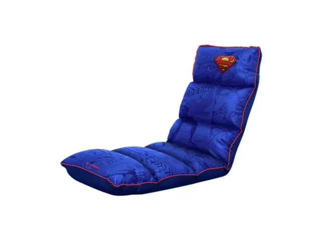 Trust GXT 718SM Rayzee Inklapbare gaming-vloerstoel SuperMan Blauw