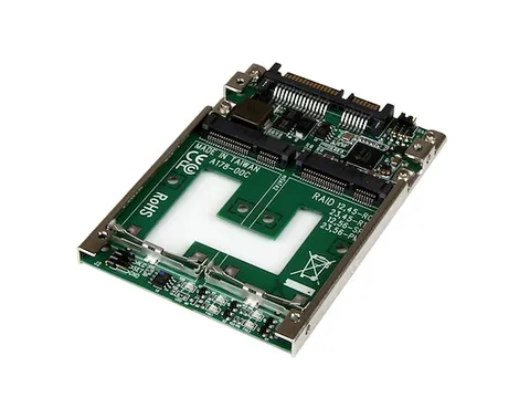 Dubbele mSATA SSD naar 2,5 inch SATA RAID adapter / converter