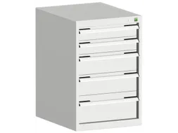 ladekast HxBxD 800x525x650mm 5laden romp RAL7035 front RAL7035