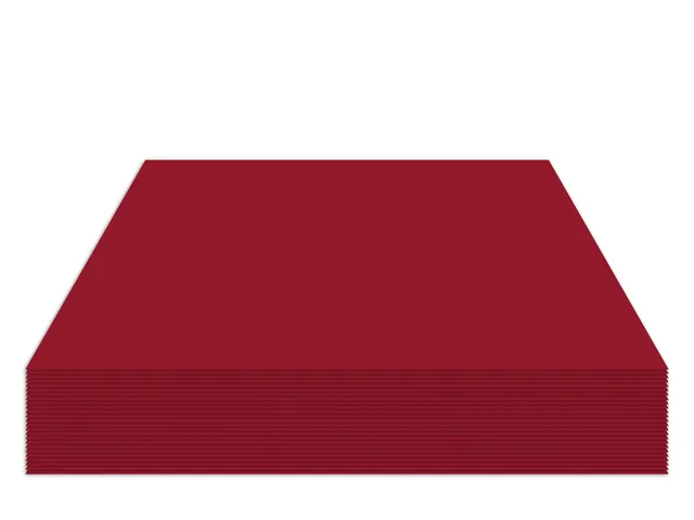 Fotokarton Kangaro 50x70cm 300gr rood pak 25 vel