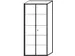 Armoire De Bureau,Finition Corps Graphit,Finition Face Avant