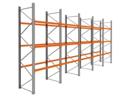 palletstelling,basis+4xaanbouw,HxBxD 3990x9725x1100mm,vakl. 3000kg