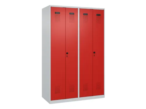 PBM-locker,HxBxD 1850x1200x500mm,4vak,vak B 300mm,draaigrendel