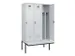 armoire vestiaire avec banc noir et blanc,HxlxP 2120x1200x815mm