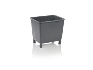 Onderrijdbare Rechthoekige Bak 210 liter 685x790x605mm Grijs - 1