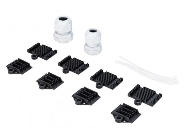 LWL-splicebox 1U uitgerust 24x LC DX OS2 incl. splicecassette