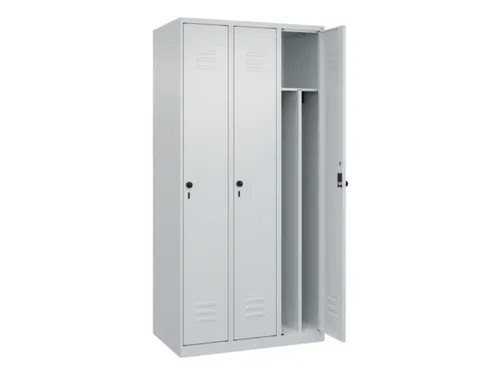 locker voor scheiding van kleding,HxBxD 1850x900x500mm,3vak