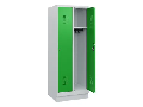 schoollocker,HxBxD 1630x600x500mm,2vak,vak B 300mm,cil.-slot,sokkel
