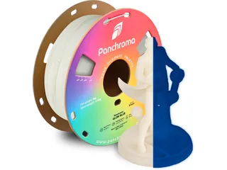 Polymaker 3D filament Panchroma PLA Glow 1,75mm Blauw 1kg - 1