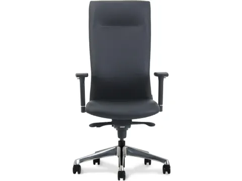 Manager Bureaustoel Vienna Full Leder Zwart