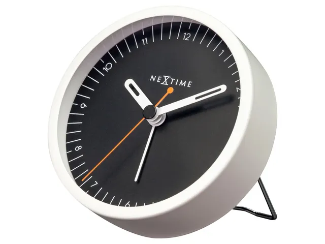 Wekker Nextime Small 9 cm zwart