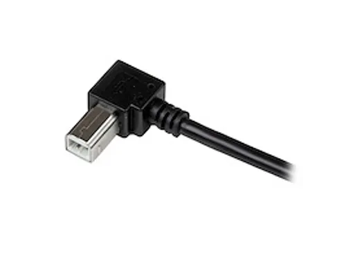 2m USB 2.0 A naar rechtshoekige B-kabel M/M