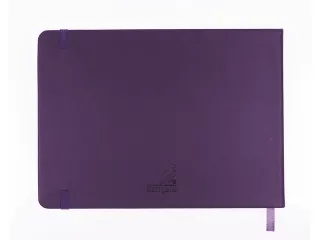 Schetsboek Kangaro A5 landscape purple heart PU HC 80 vel 140gr roomwi - 6