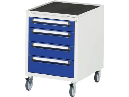 verrijdbaar ladeblok,v. werkbank,HxBxD 690x480x600mm,4lade(n)