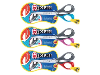 Kinderschaar Maped Sensoft 13cm links assorti - 3