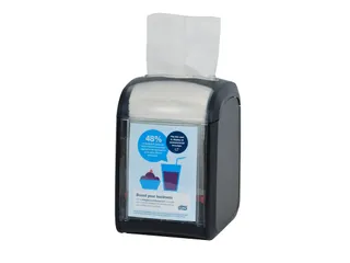 Tork 962900 Startpakket Xpressnap Fit Tabletop Dispenser N14 Zwart - 2