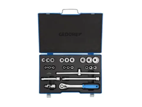 GEDORE D 19 EMU-20 Jeu de douilles 1/2 23pièces profil UD 8-32mm