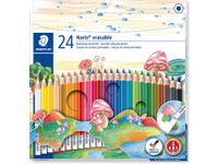 Staedtler Kleurpotlood Noris Club Uitgombaar 24 Potloden