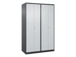 locker voor scheiding van kleding,HxBxD 1850x1200x500mm,4vak