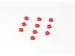 Memomagneten 10 Stuks Rood 10mm 10 stuks