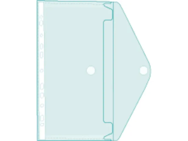 Geperforeerde Tas PP klittenband PP A4 Assorti