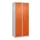 locker voor scheiding van kleding,HxBxD 1850x800x500mm,2vak