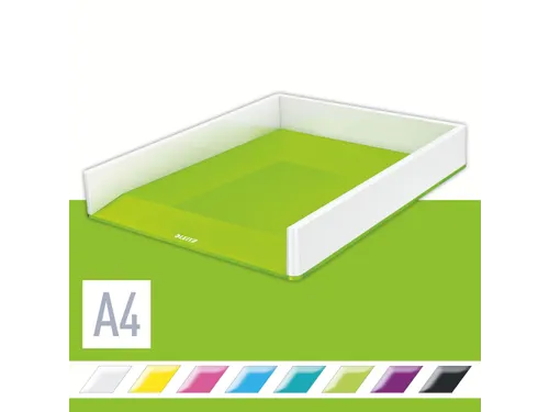 Brievenbak Leitz WOW A4 wit/groen