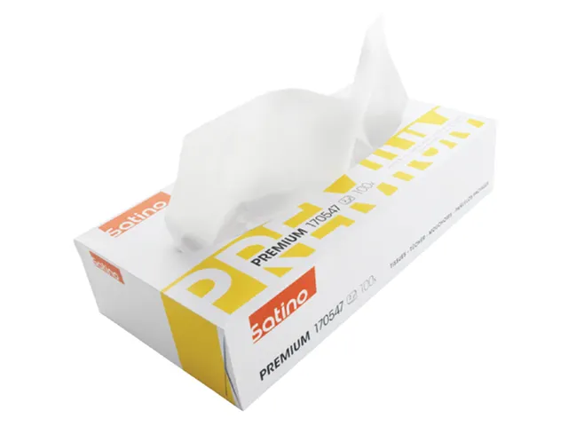Facial tissues Satino Prestige 2-laags 100vel wit 206450