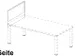 panneau de rehausse,p. table de bureau,MS-gris foncé,BN2036-marron