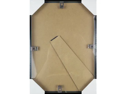 Fotolijst Seco A4 zwartkleurig Geborsteld aluminium. 11mm