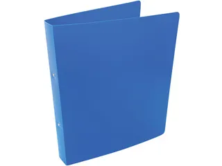 ringmap, voor ft A4, uit PP, 2 ringen van 25mm, blauw - 1