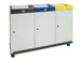 station de tri sélectif 3x70l HxlxP 950x1210x380mm coupe-feu