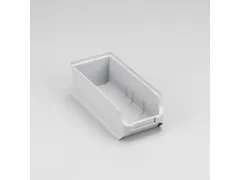 magazijnbak,HxBxD 75x102x215mm,PP,grijs
