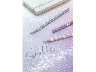 Potlood Faber-Castell Grip sparkle violet metallic - 9